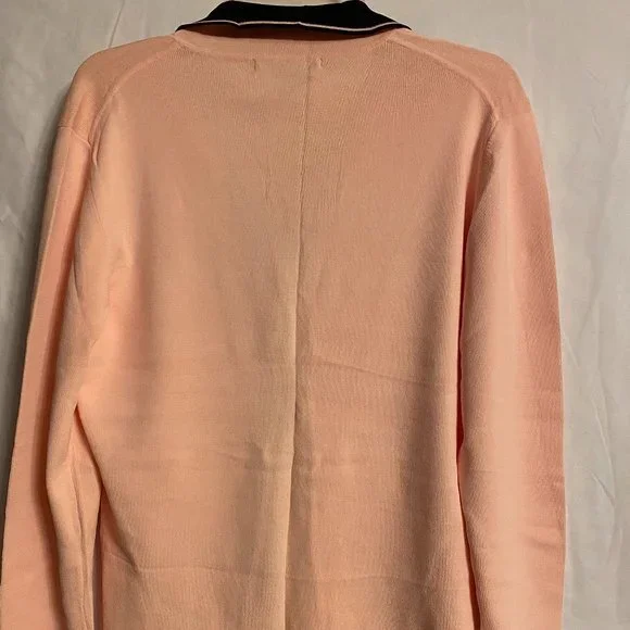 Sonia Pink/Black Sweater Jacket Size L NWT - Picture 2 of 6